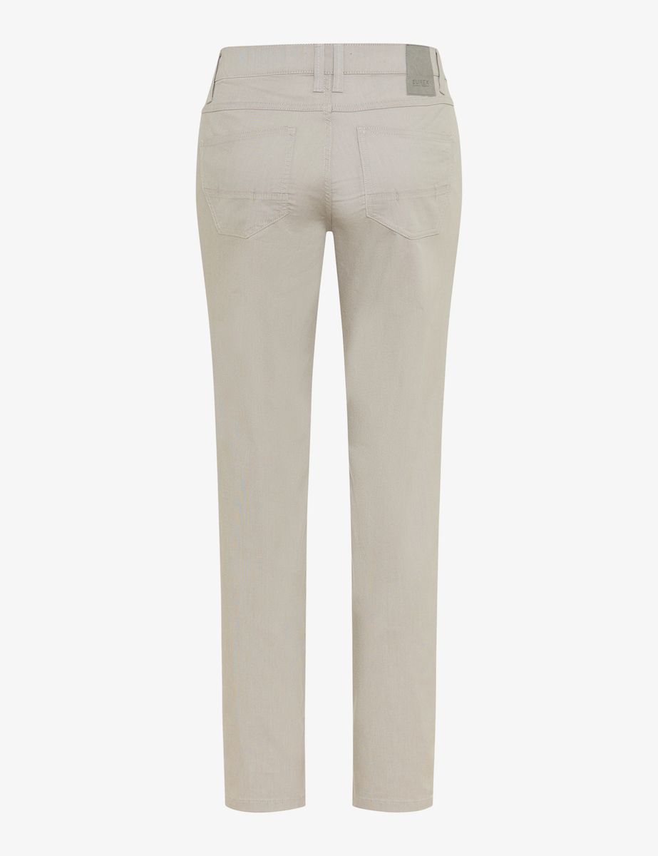 Herren Beige Five-Pocket Freizeithose