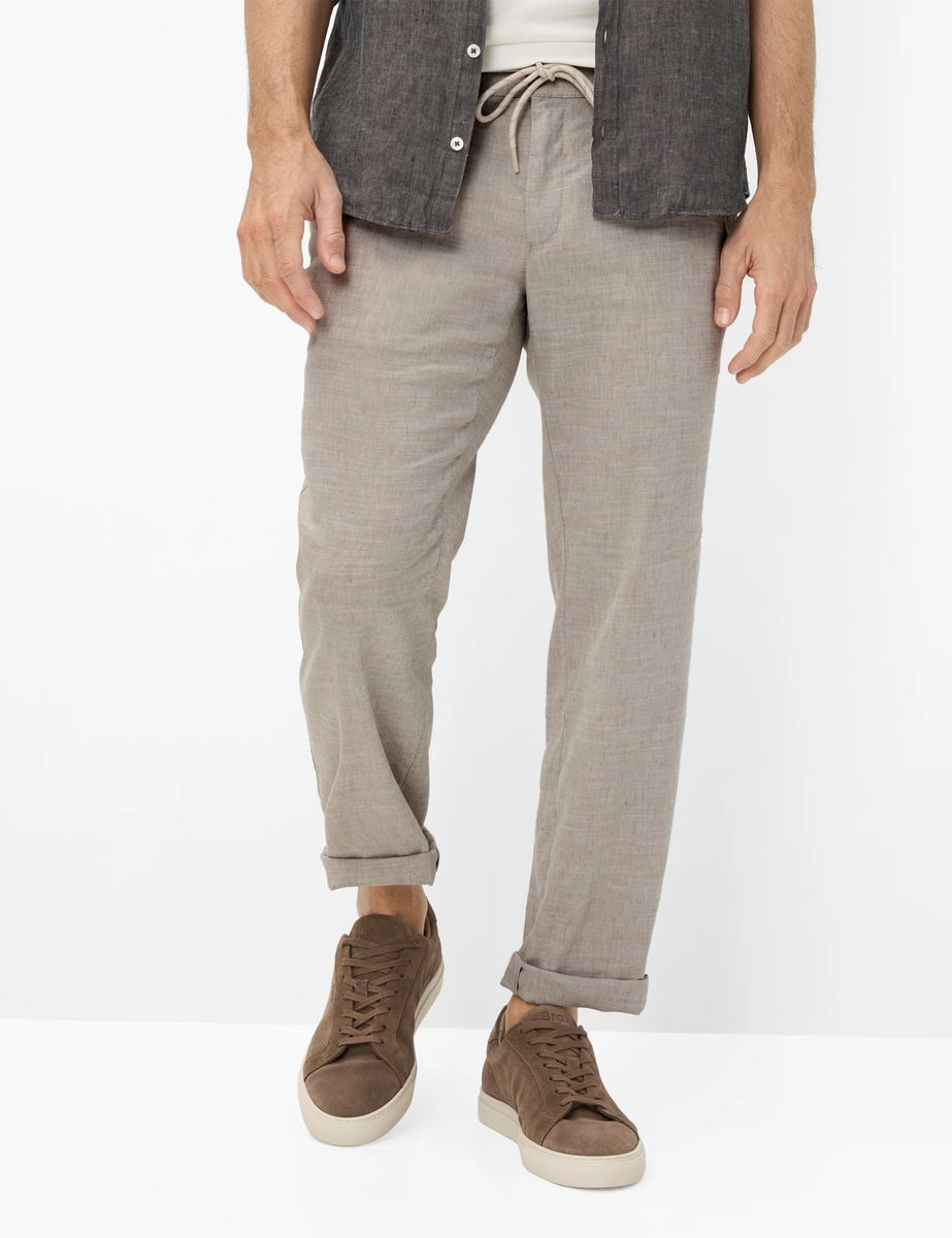 Herren Chino Hose aus Leinenmischung