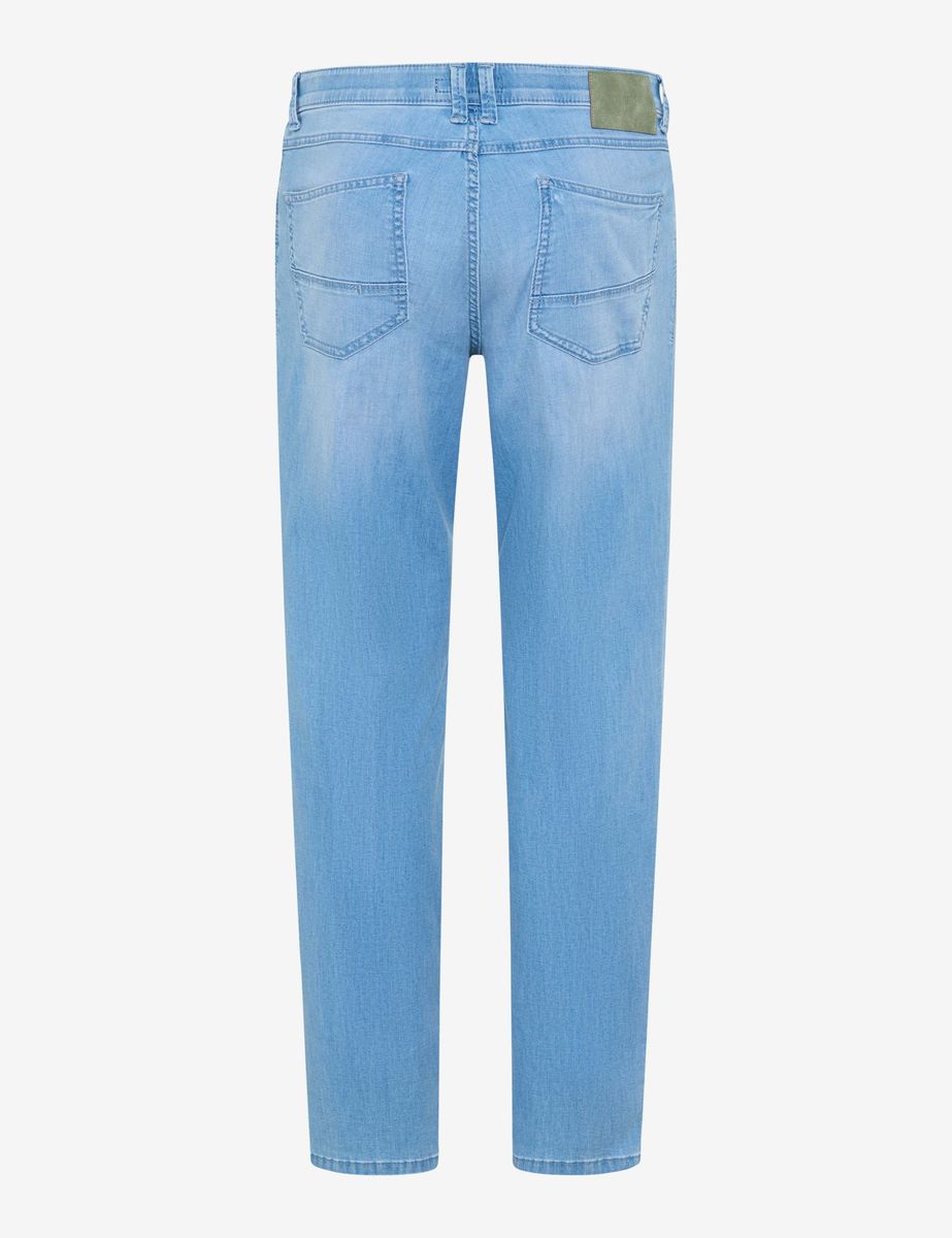 Herren Hellblaue Denim Five-Pocket-Hose