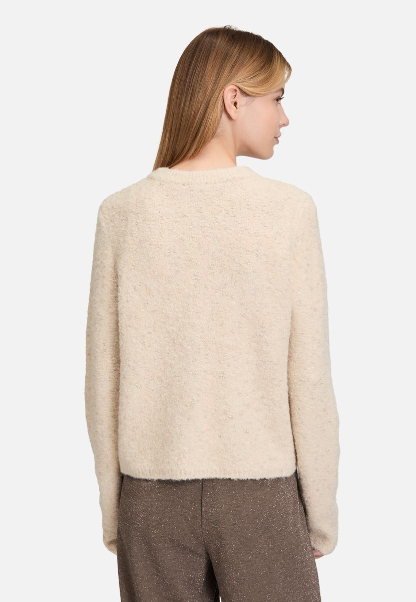 Strickjacke mit Struktur und aufgesetzten Taschen
