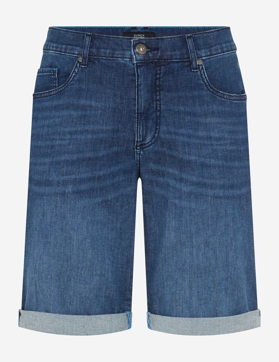 Herren Denim Bermuda Shorts, Relaxte Passform