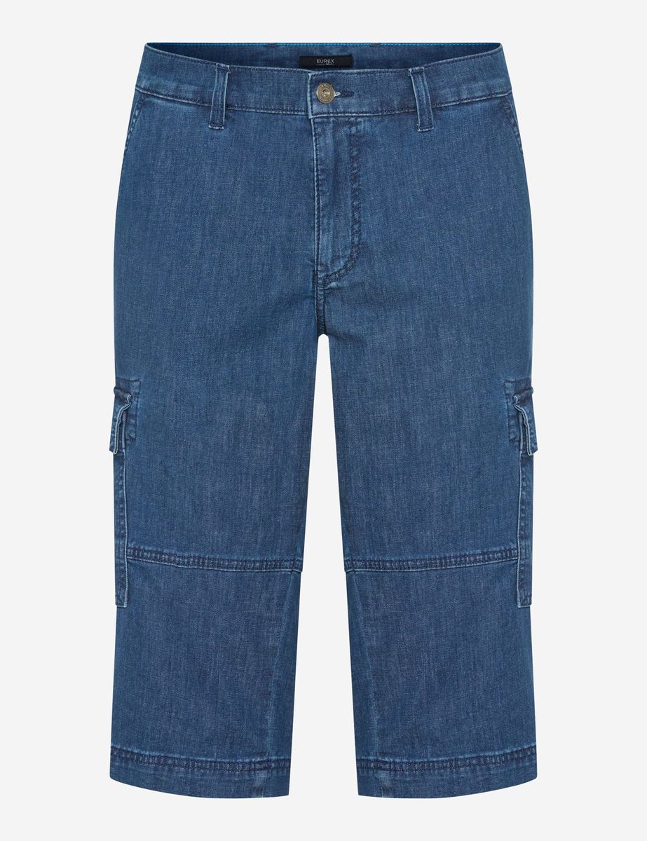 Herren 3/4 Cargo Jeanshose