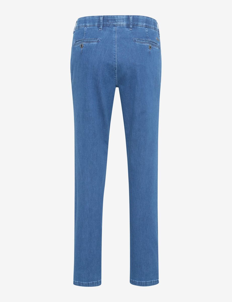 Herren Chinos aus Denim mit Relaxed Fit