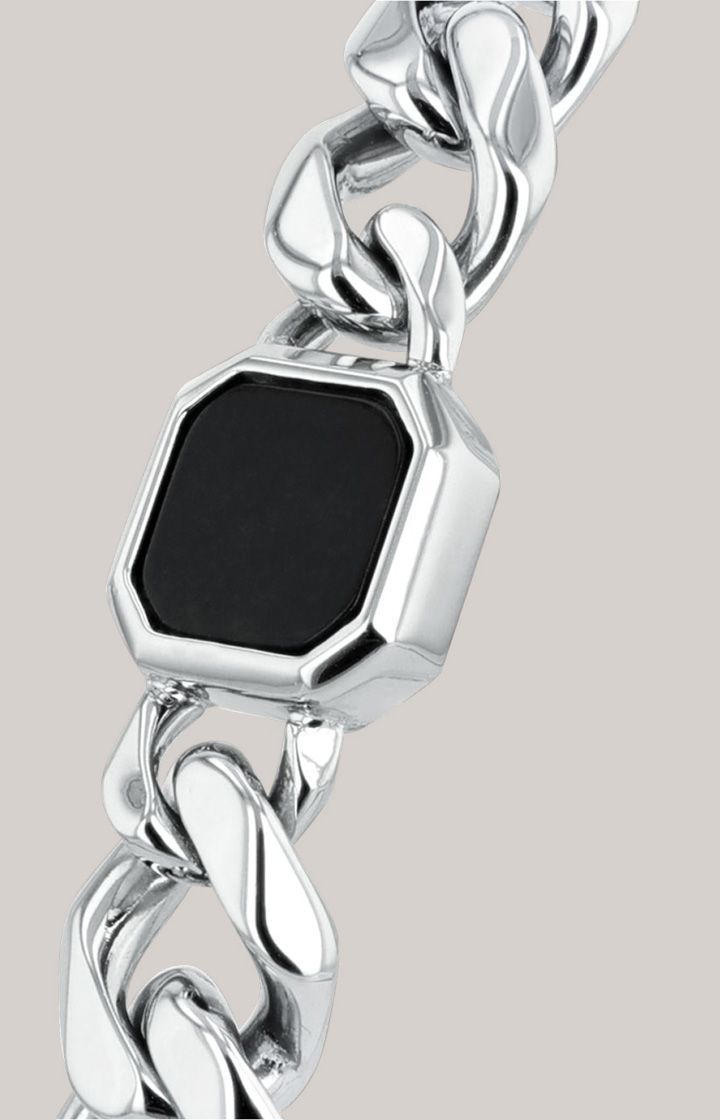 Panzer-Armband in Silber