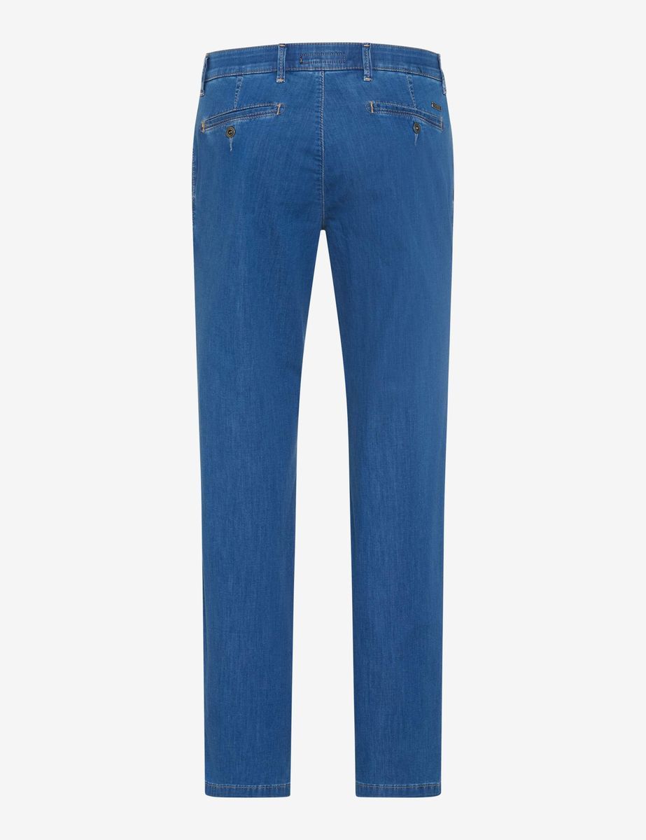 Herren Slim-Fit Denim Chino Hose