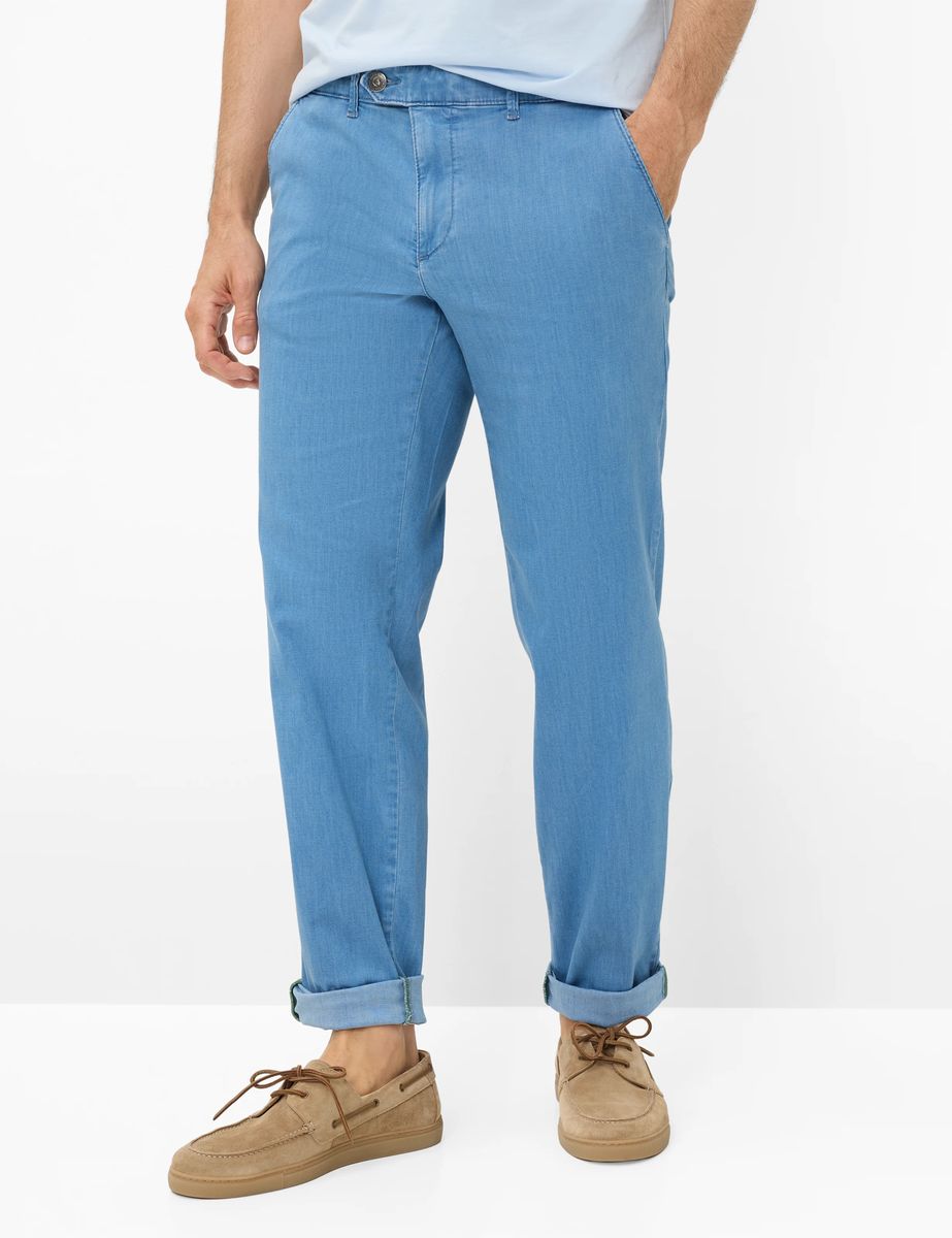 Herren Chino Hose aus hellem Denim