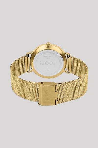 Damen-Armbanduhr mit Diamanten in Gold