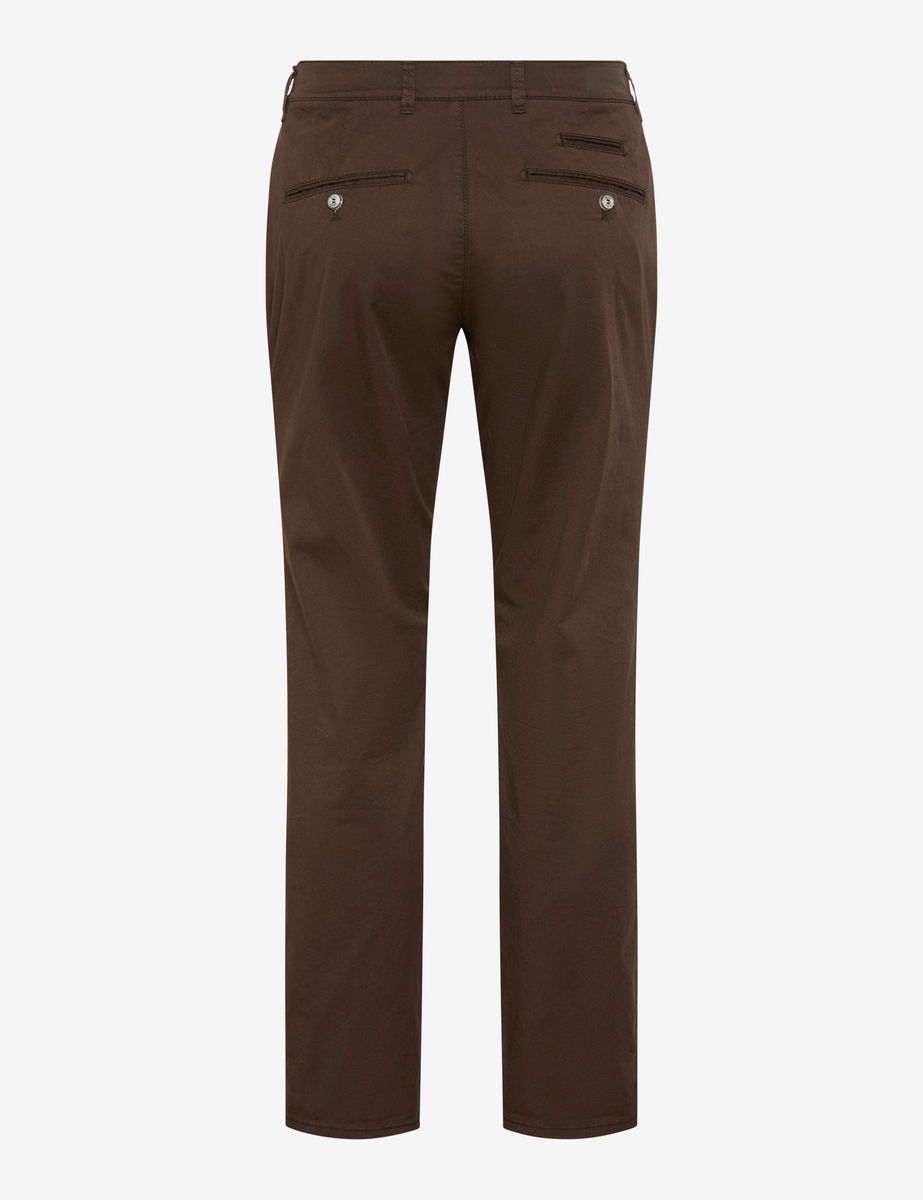 Dunkelbraune Herren Chino-Hose
