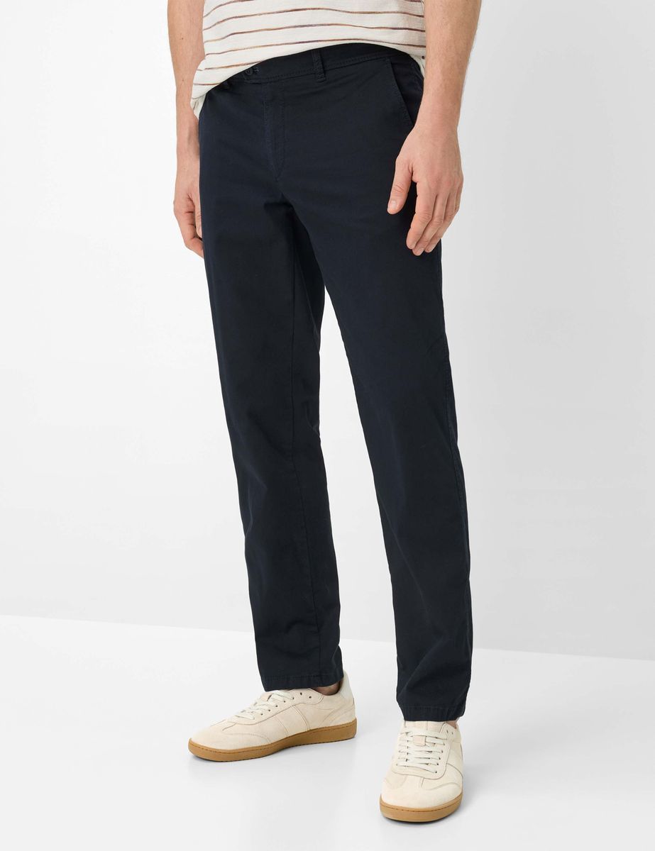 Marineblaue Chino-Hose Regular Fit