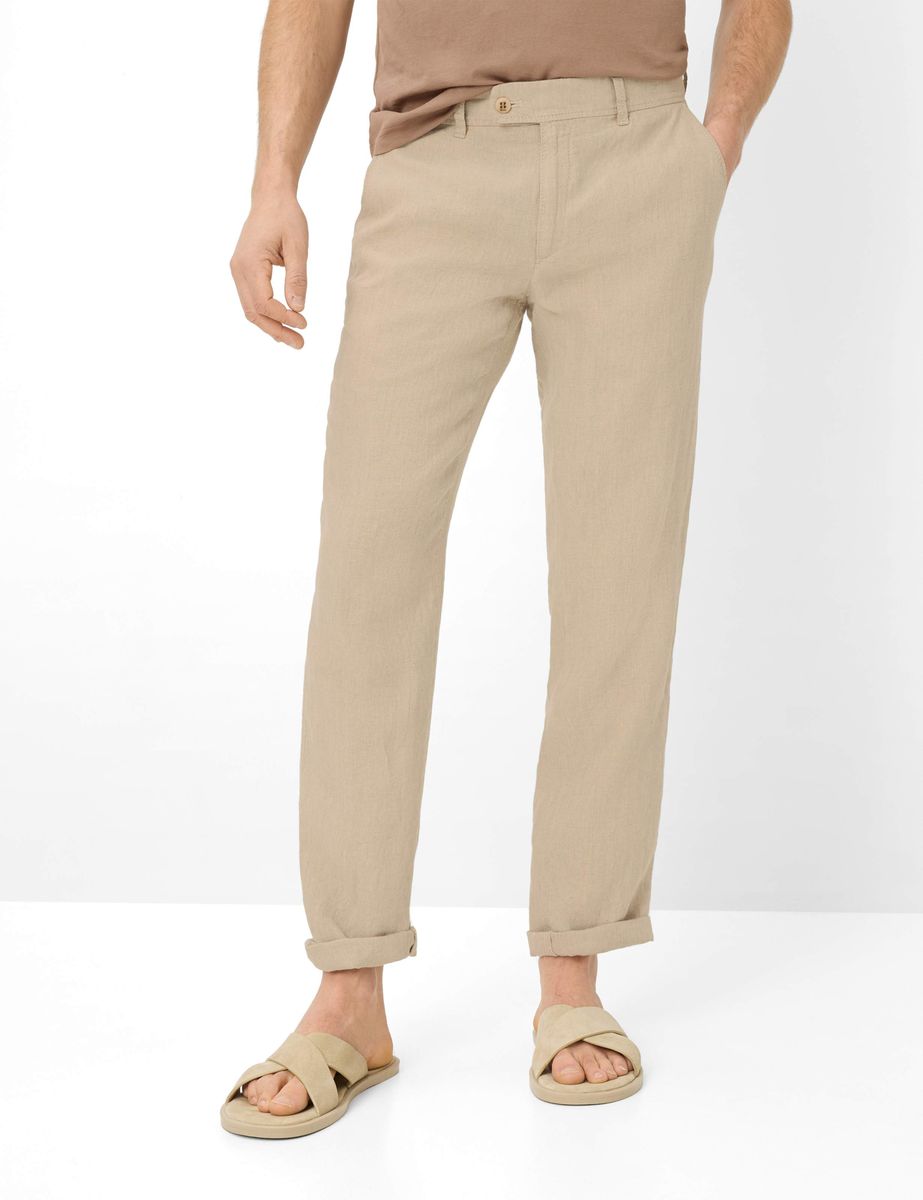 Herren Chino Hose aus Leinen