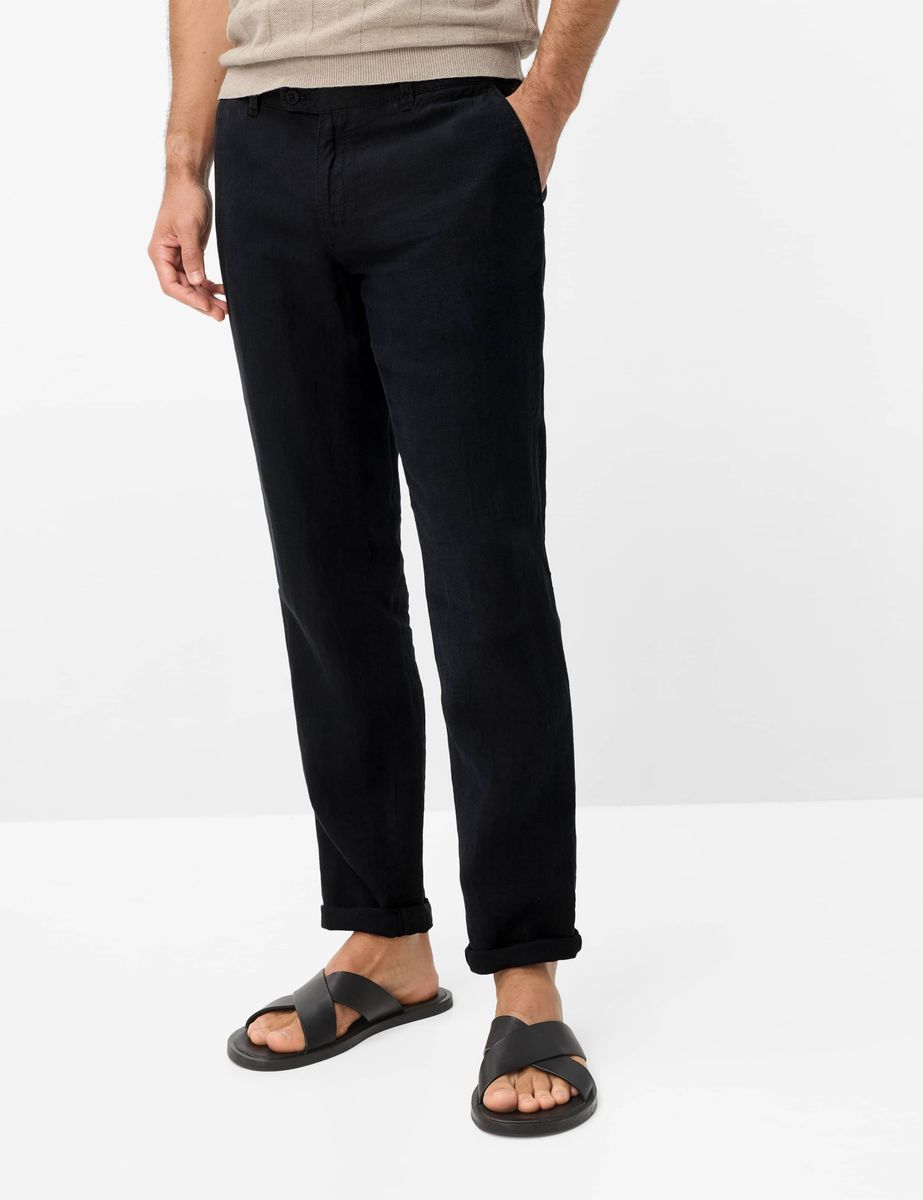 Herren Chino aus Leinen, Modern Fit