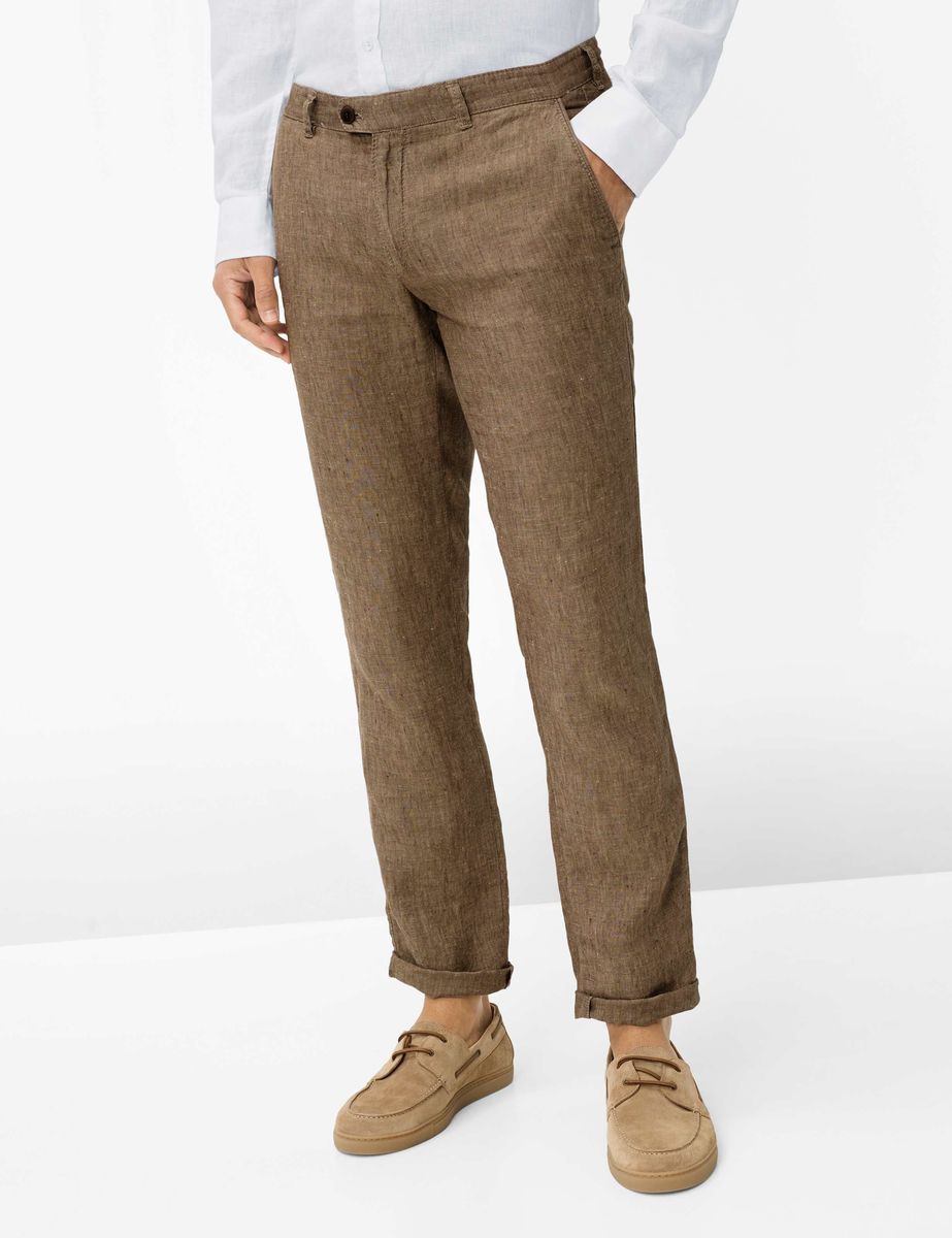 Herren Chino aus Leinen mit Modern Fit