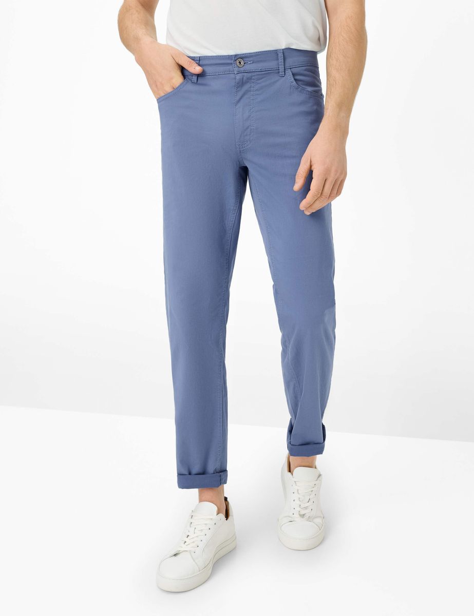 Leichte blaue Five-Pocket-Hose für Herren