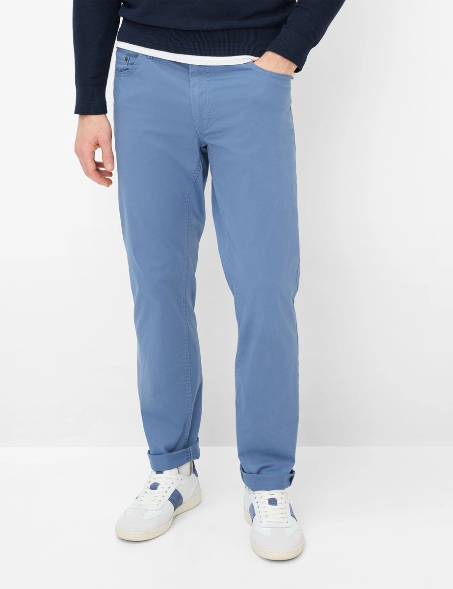 Leichte blaue Five-Pocket-Hose für Herren