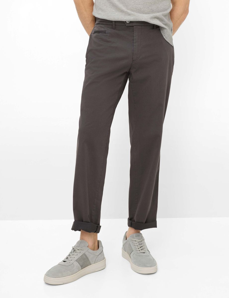 Herren leichte Chino Hose in Dunkelgrau