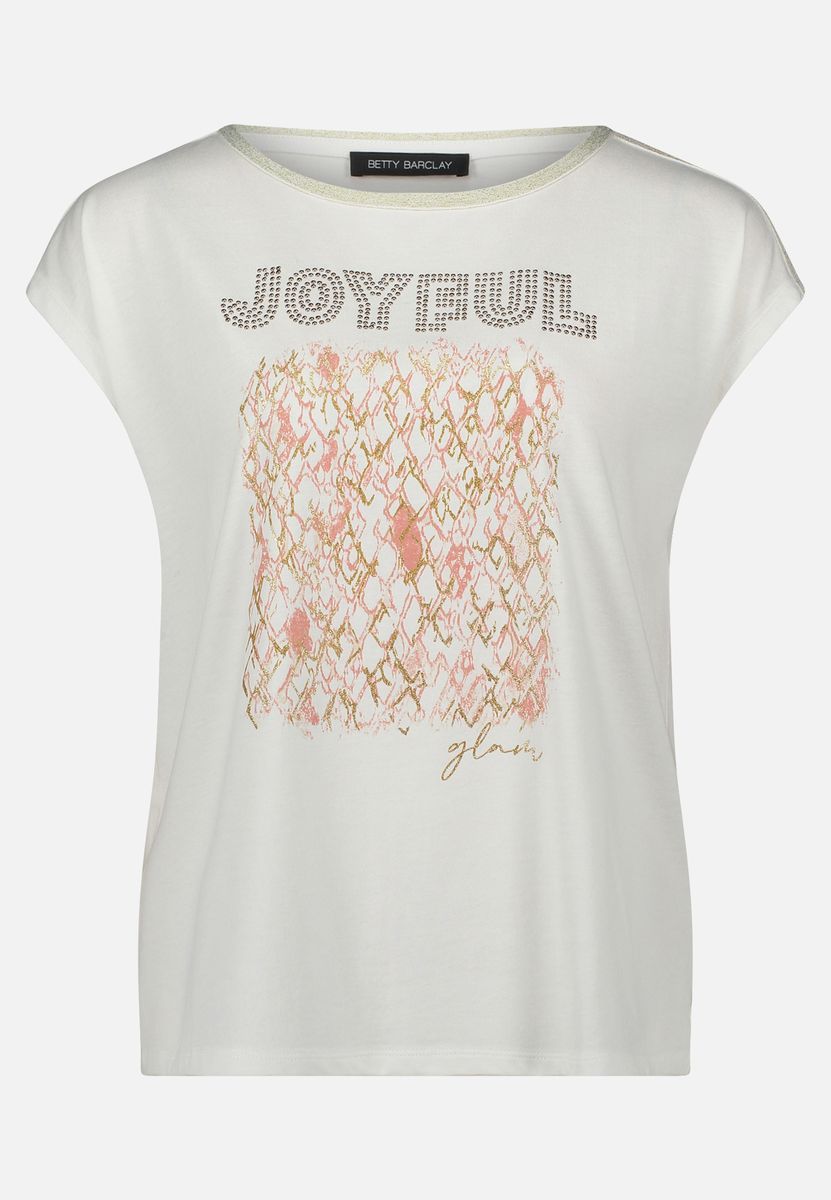 Fröhliches T-Shirt mit Grafikdruck