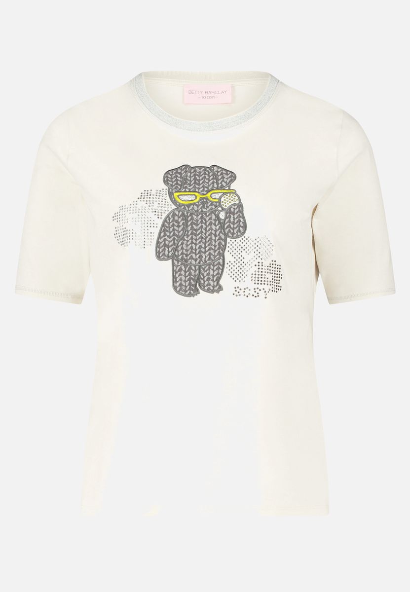 Grafik-T-Shirt mit Teddybärmotiv