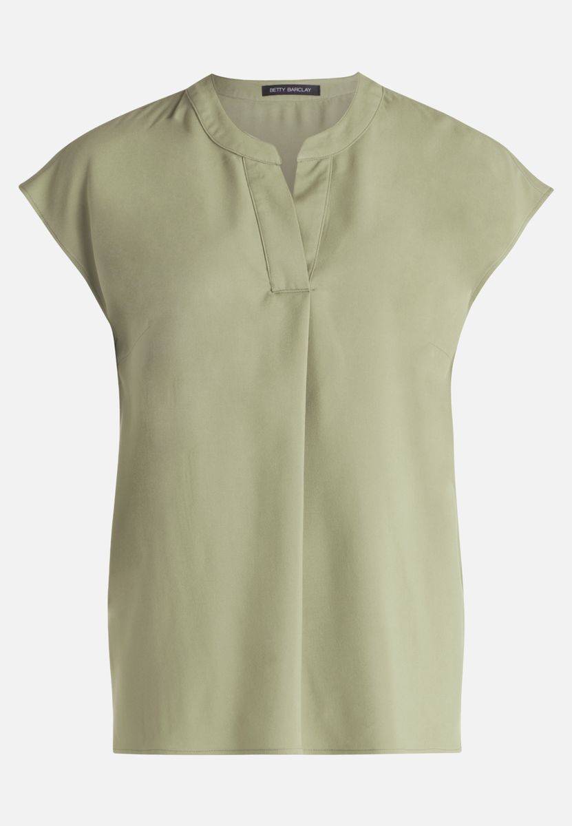 Bluse mit lockerem V-Ausschnitt