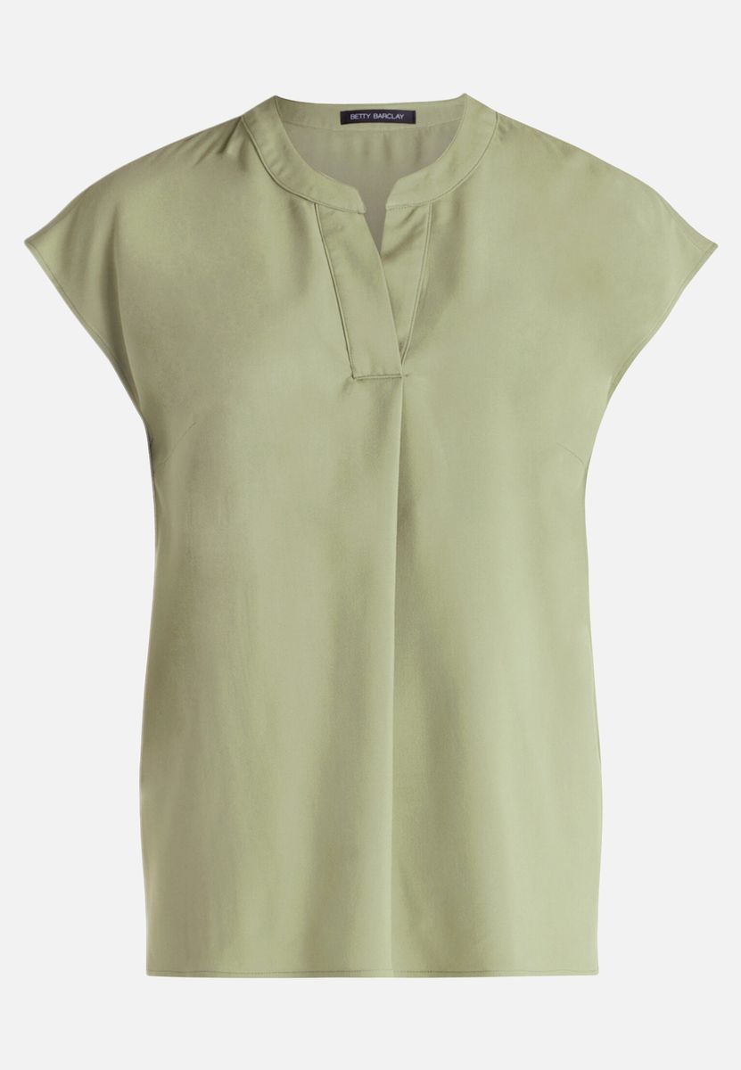 Bluse mit lockerem V-Ausschnitt