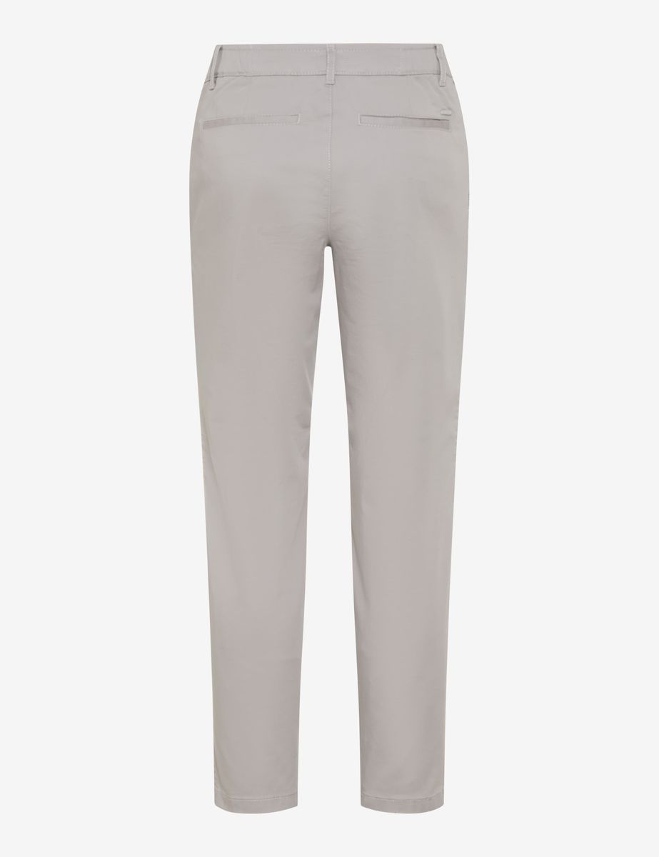 Herren Chino Jogpants mit Tapered Schnitt in Silber