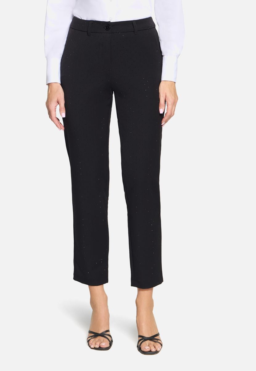 Businesshose mit Glitzer Relaxed Fit