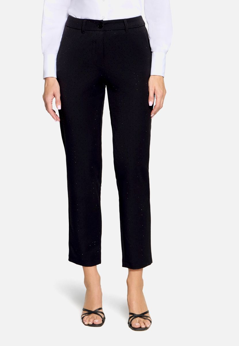Businesshose mit Glitzer Relaxed Fit