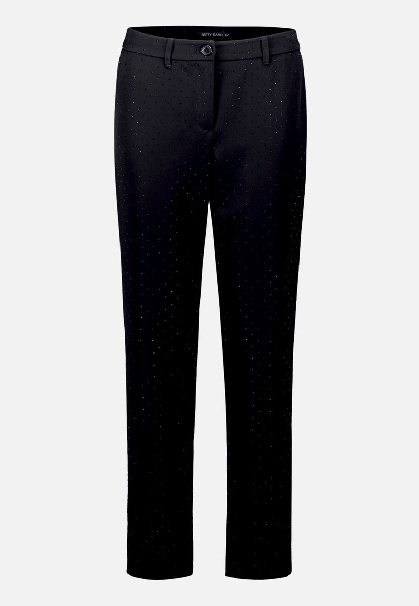 Businesshose mit Glitzer Relaxed Fit