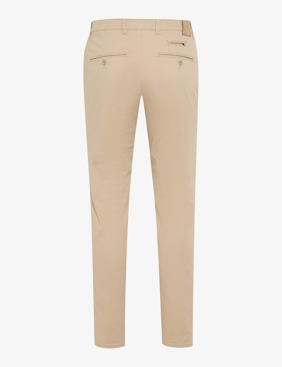 Herren Chino Hose Beige Modern Fit