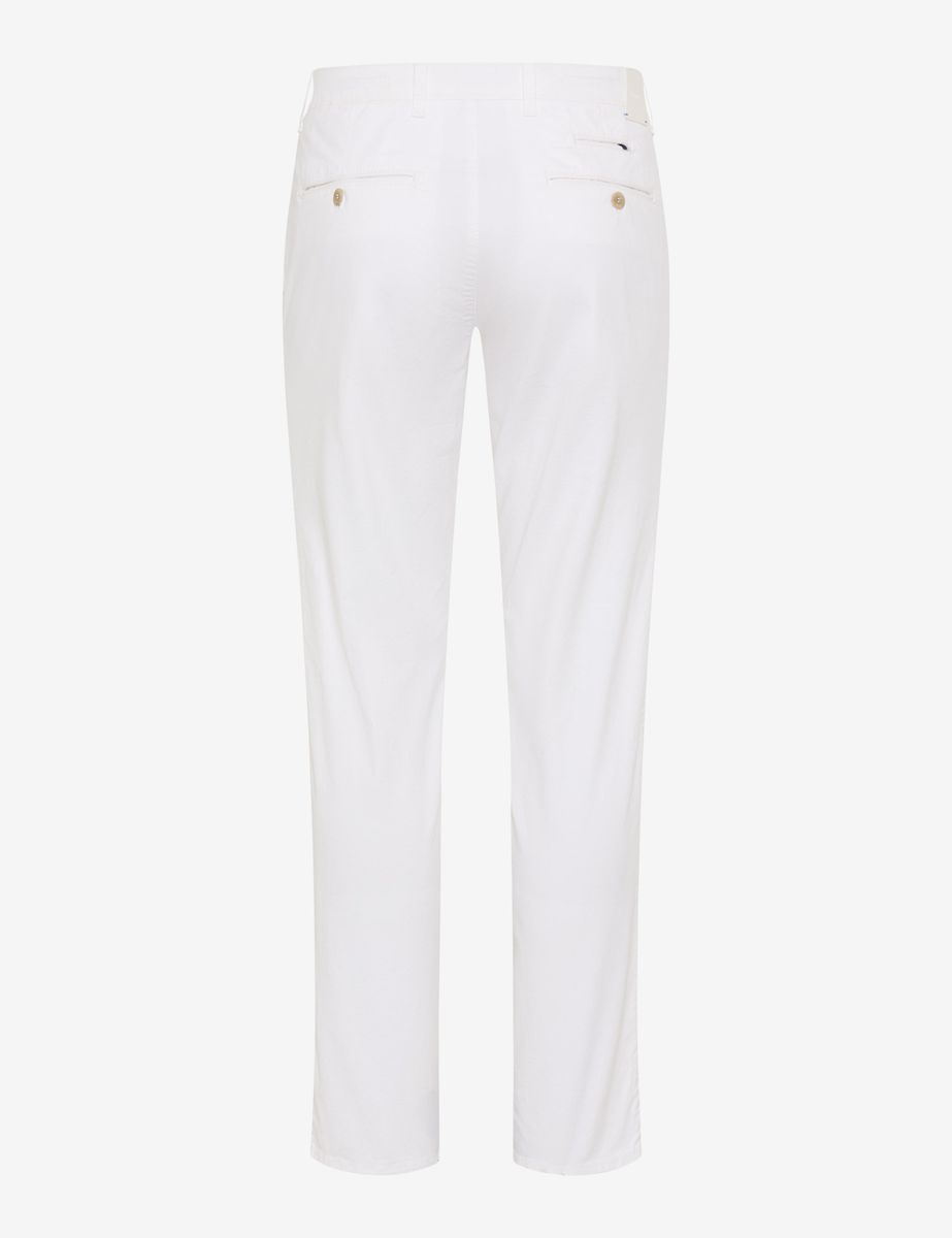 Weiße Chinohose in Modern Fit