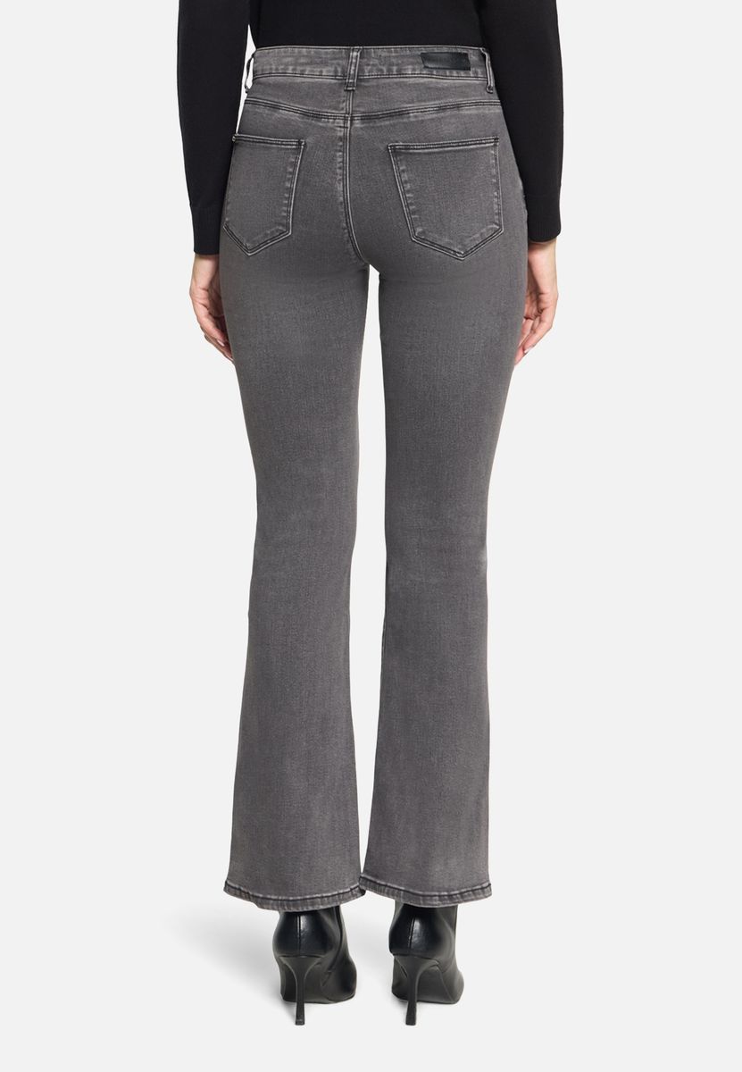 Bootcut Jeans mit Stone-Waschung