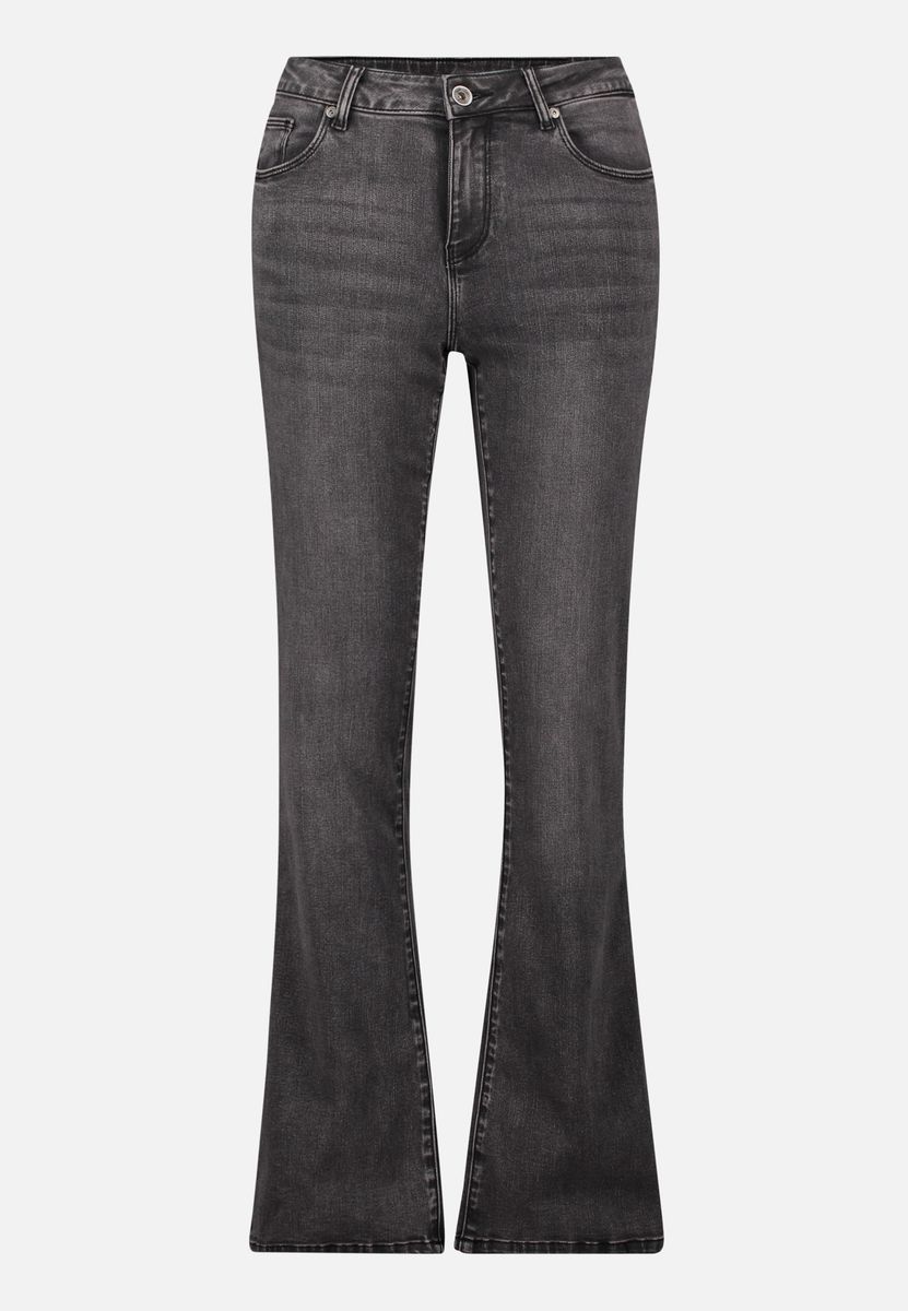 Bootcut Jeans mit Stone-Waschung