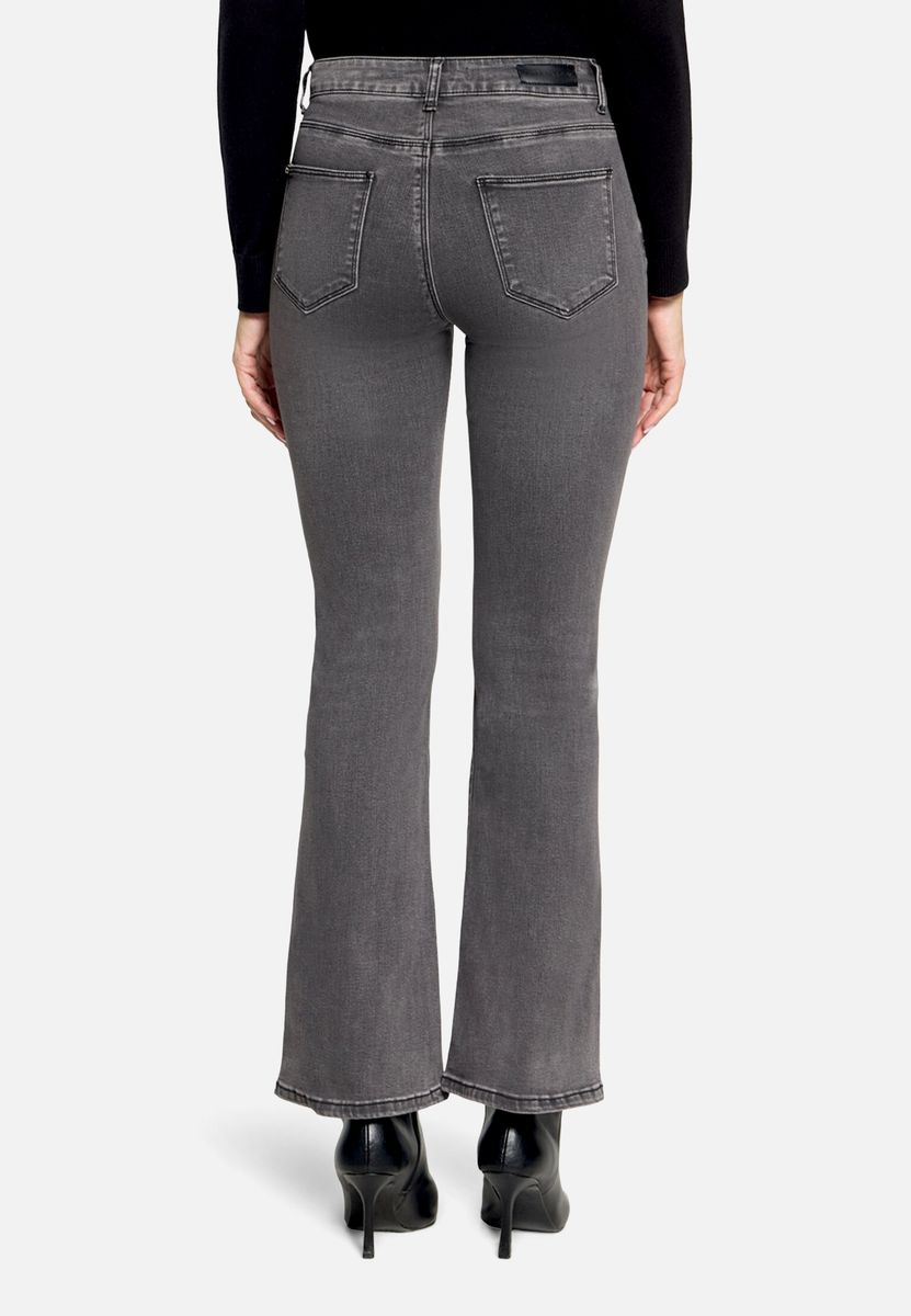 Bootcut Jeans mit Stone-Waschung