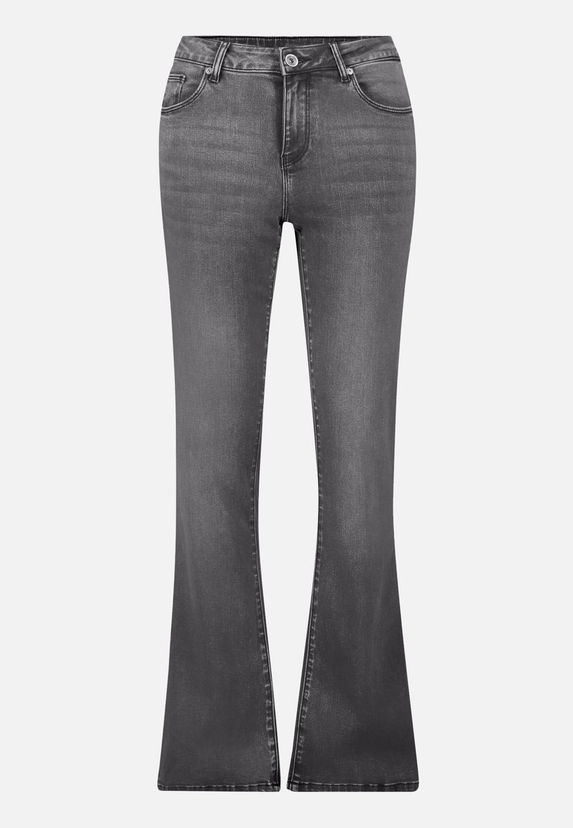 Bootcut Jeans mit Stone-Waschung