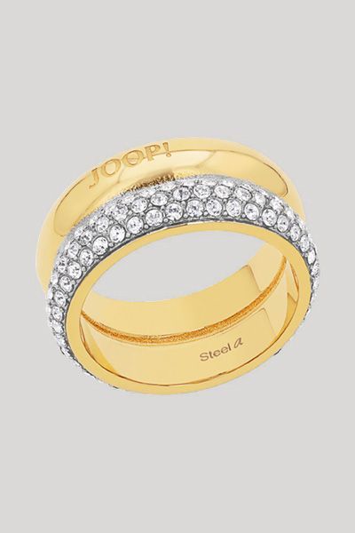 Ring mit Zirkonia in Gold