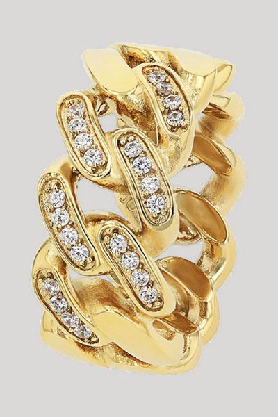 Ring mit Zirkonia in Gold