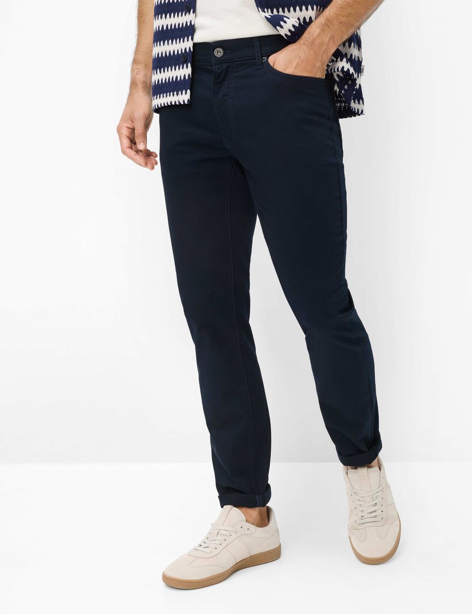 Herren Navy Five-Pocket Hi-Flex Hose