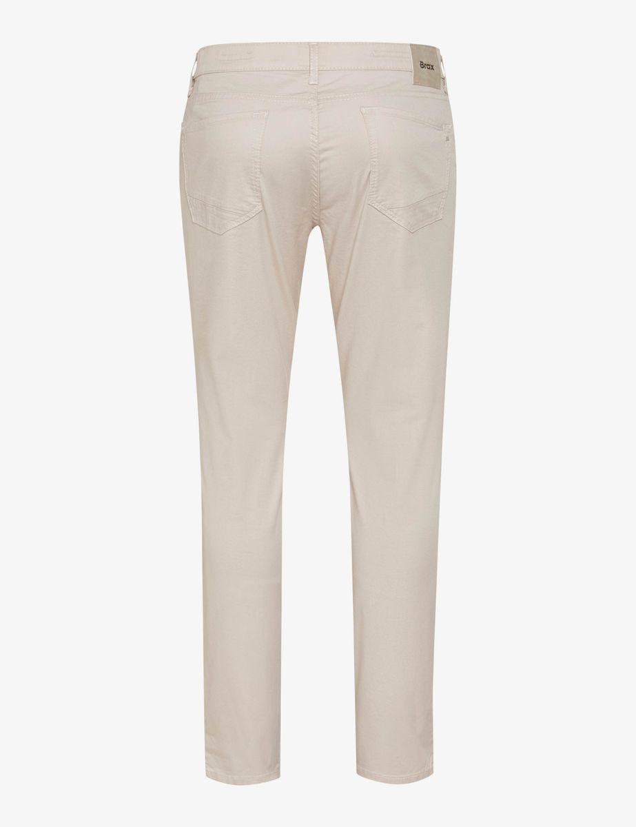 Herren Beige Five-Pocket Freizeithose