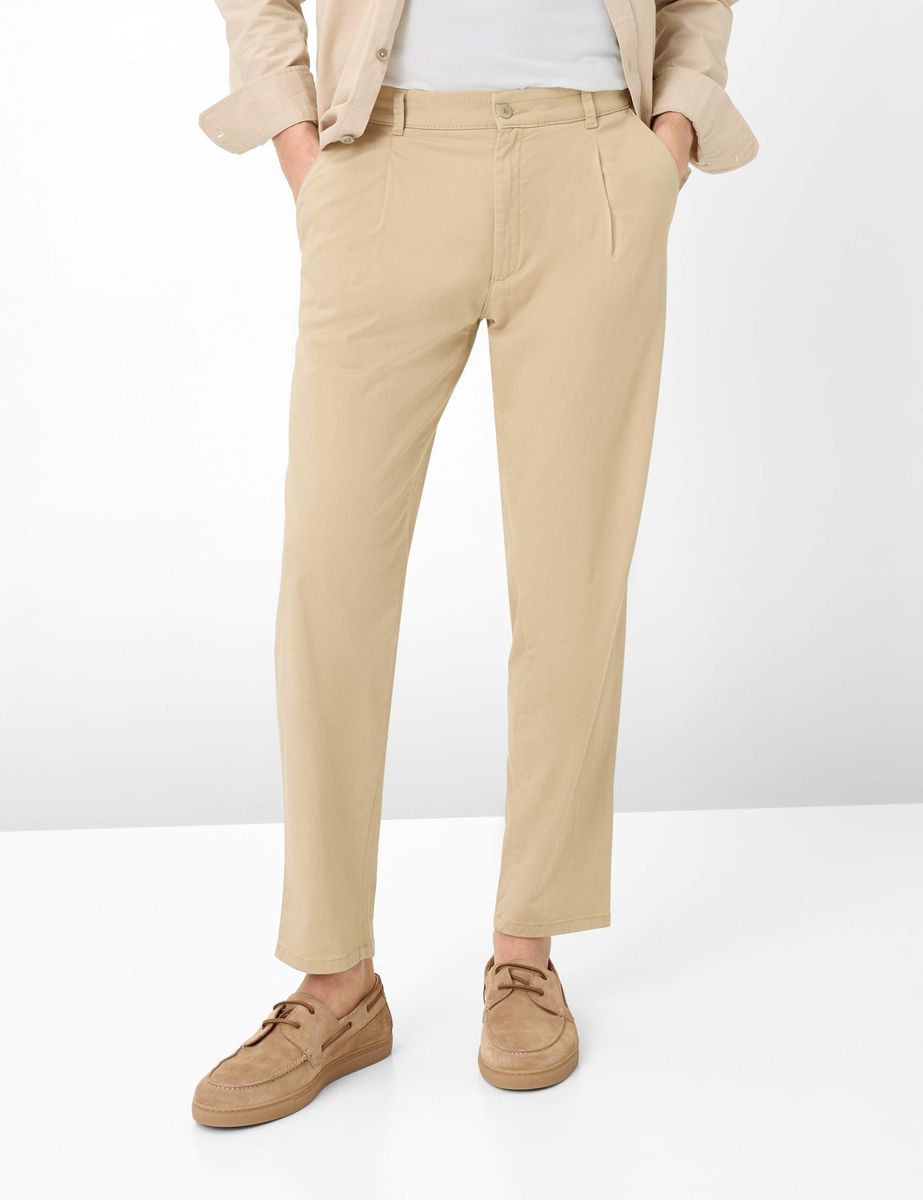 Herren Chino Hose mit konisch zulaufendem Bein