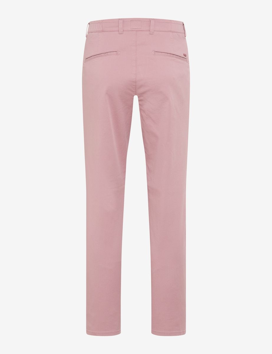 Relaxte, schmal zulaufende Bundfalten-Chinohose
