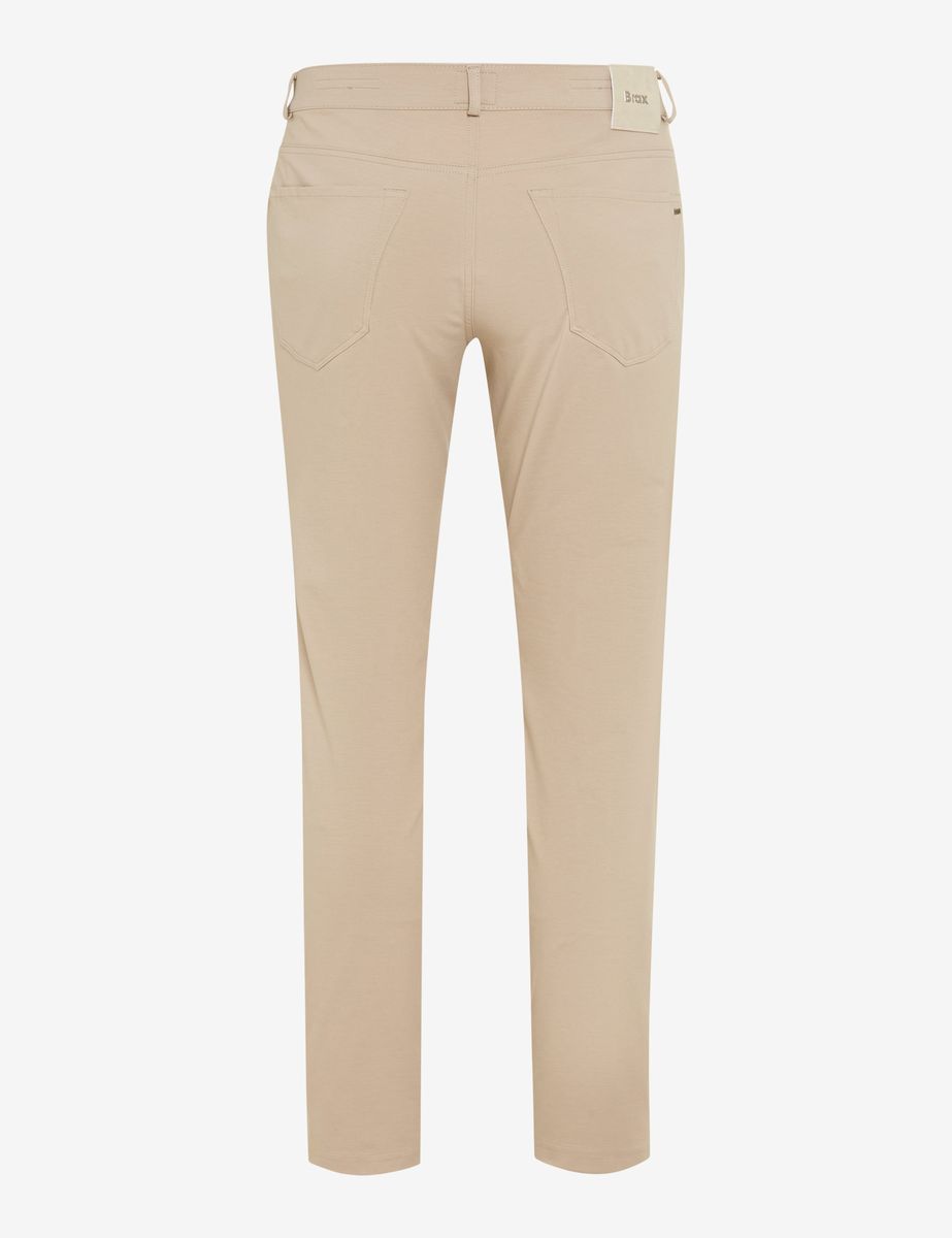Moderne beige Five-Pocket-Hose
