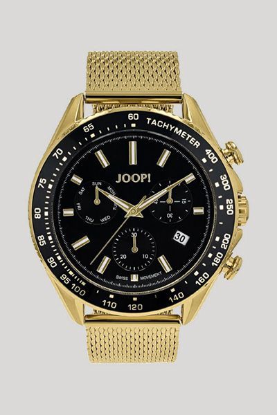 Chronograph in Gold/Schwarz