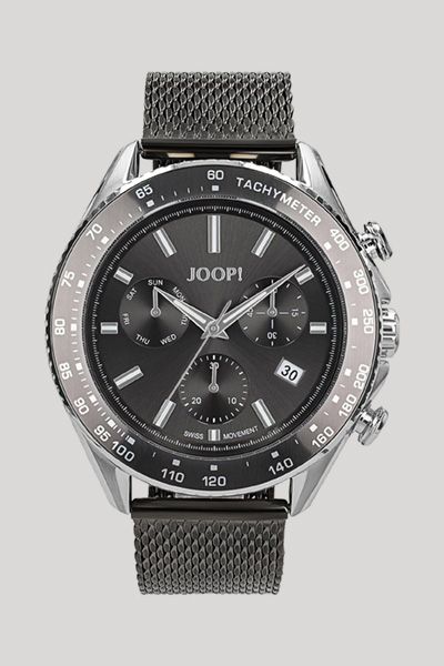 Chronograph in Silber/Dunkelgrau