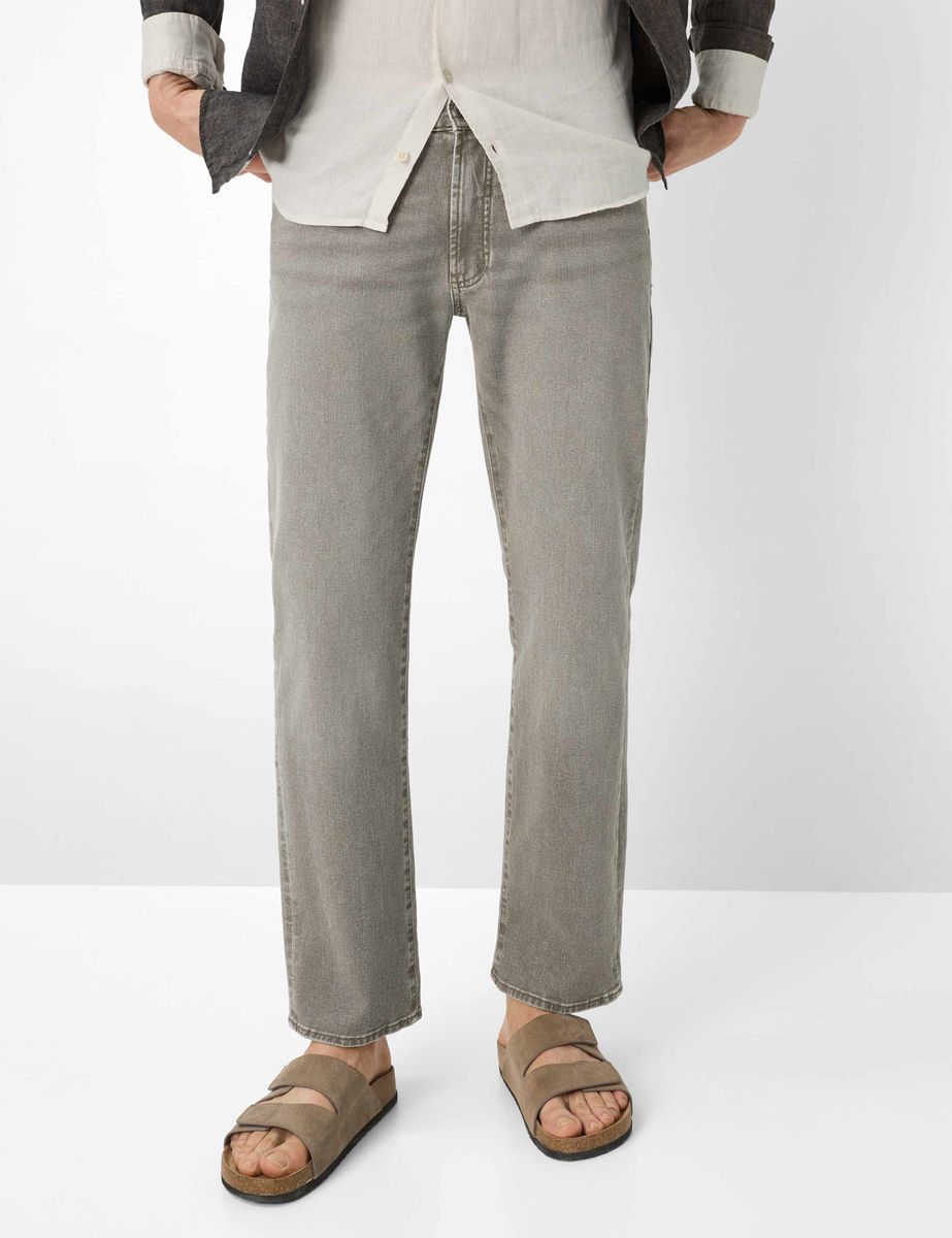 Brax Herren Five-Pocket-Hose Style CLINT CHOCOLATE, denim hellbraun, Gr. 30/32