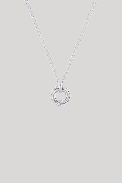 Halskette mit Anhänger in Silber