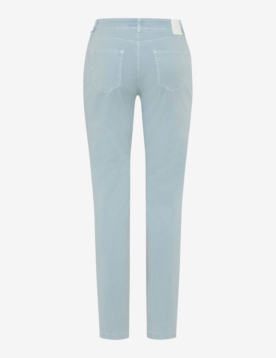 Damen Hellblaue Five-Pocket-Jeans