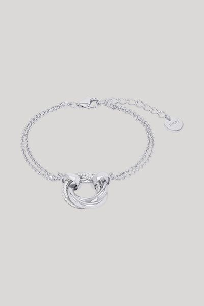 Armband mit Anhänger in Silber