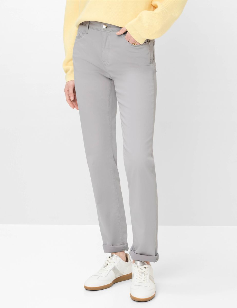 Hellgraue Regular Fit Jeans