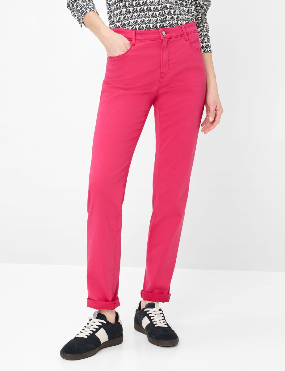 Five-Pocket-Baumwollhose im Feminine Fit