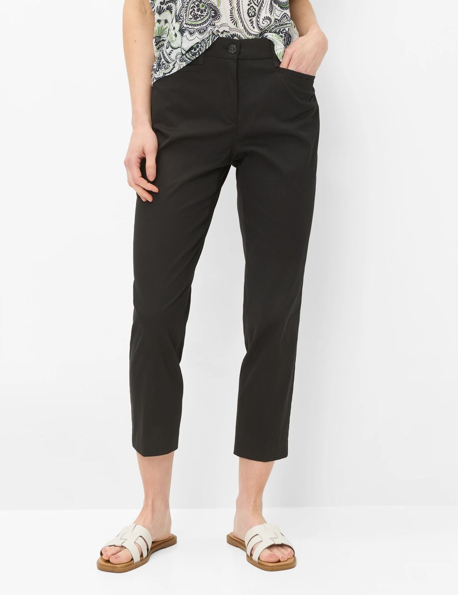 Brax Damen Chino Style MARA S BLACK, schwarz, Gr. 32
