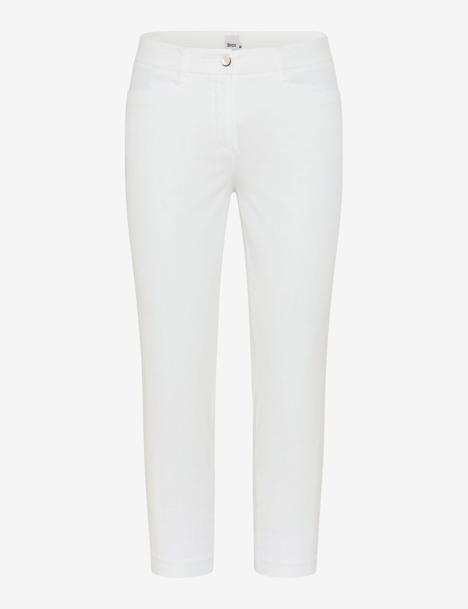 Brax Damen Chino Style MARA S OFFWHITE, cremeweiß, Gr. 32